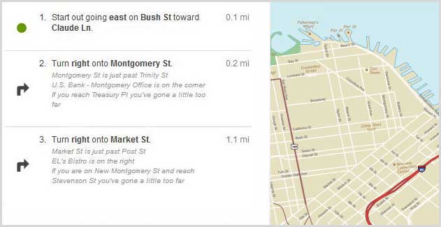 Turn-by-Turn Directions